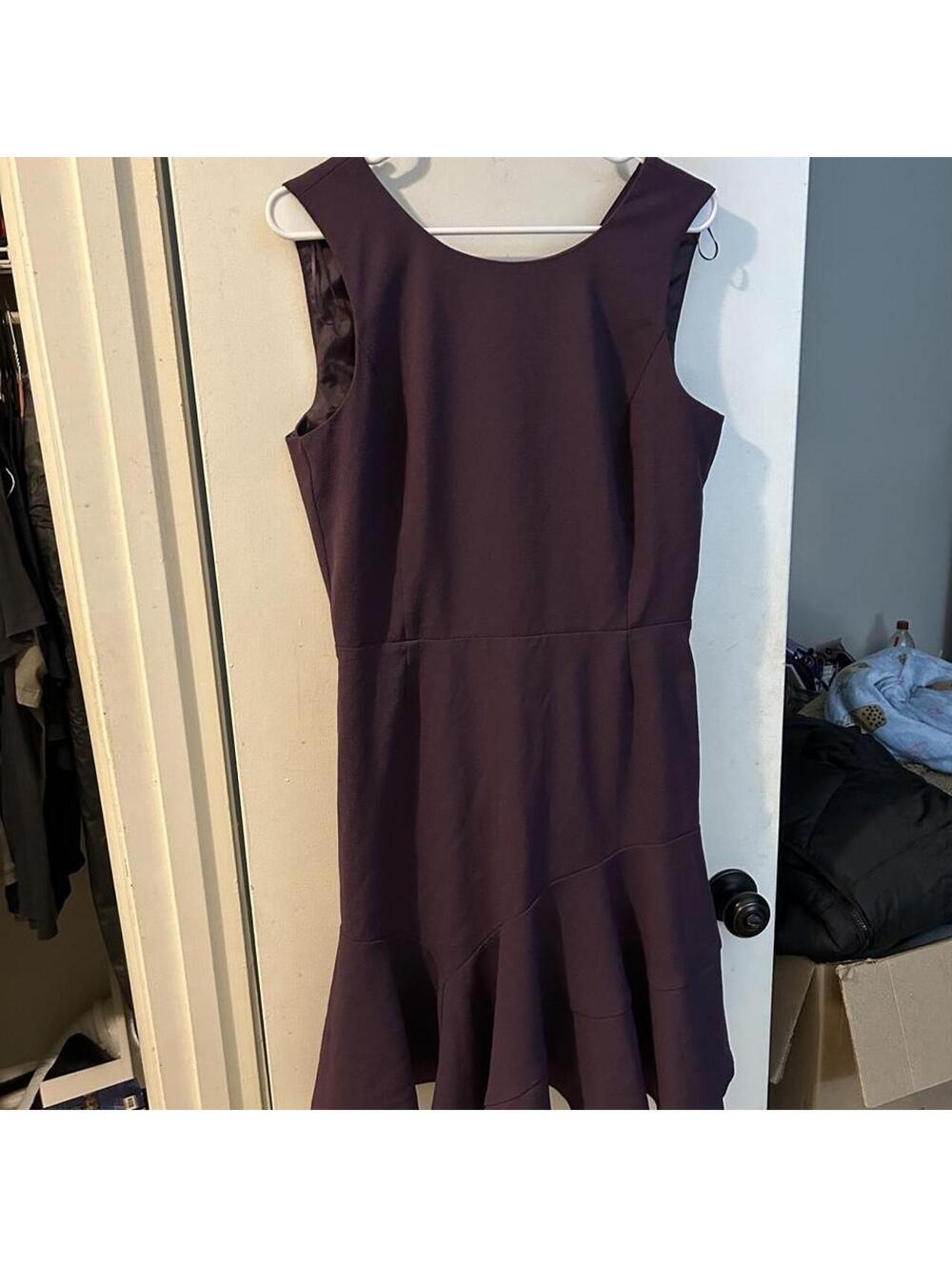 Covington purple mini dress with satin lining in size 12